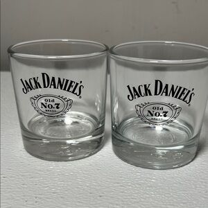 Jack Daniels Old No. 7 Rocks Glass Set, Whiskey Lowball Set of 2
